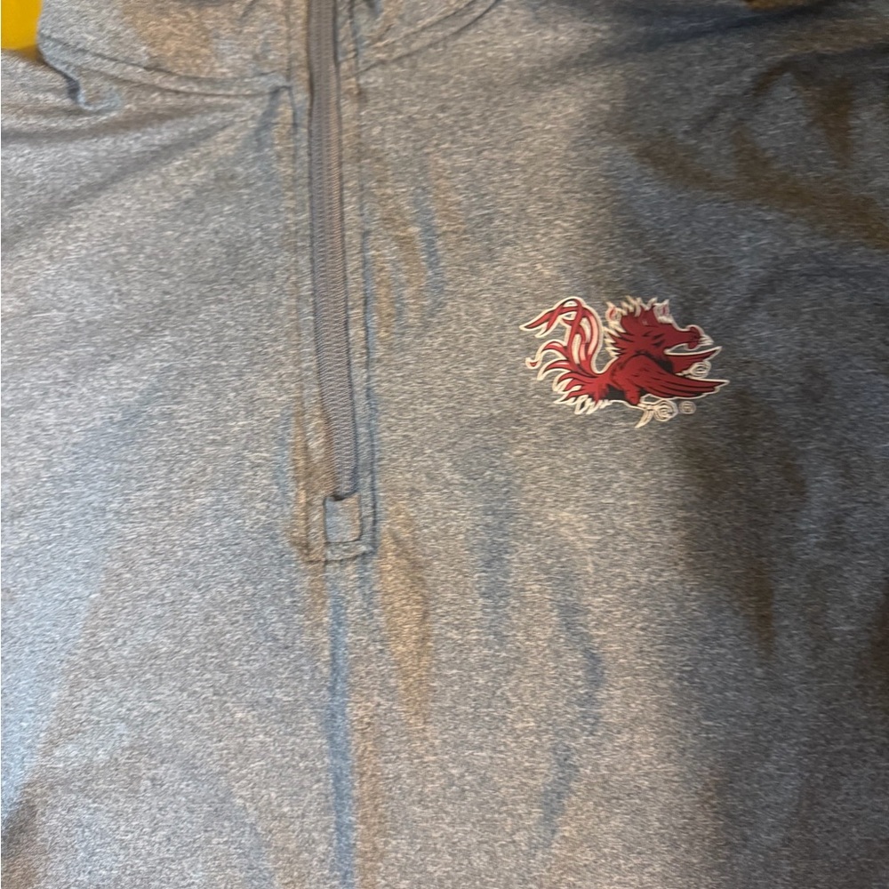 Russell Athletic Gray Jacket with Red Logo